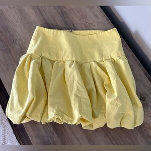 Anthropologie “Mare Mare” Sunny Yellow Bubble Skirt